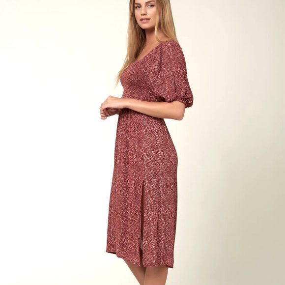 O’Neill Ruched Midi Dress - Picture 2 of 8